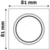 Billenthető süllyesztett spot lámpa 8,1X2,6cm