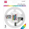 Avide beltéri színes RGB LED-szalag szett távirányítóval, 7,2W/m, 990lm,3méter