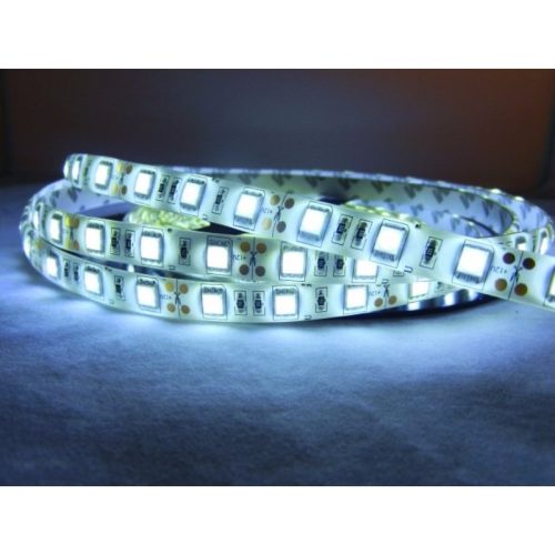 LED szalag 60 led IP65 hideg fehér SMD5050 14,4W/fm, 960lm/m, 4000K,  DEL1231