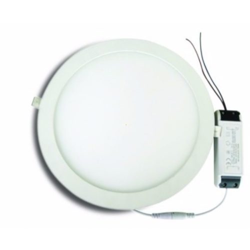 LED Panel kerek süllyesztett 18W 1260lm 3000K IP20 DEL1278