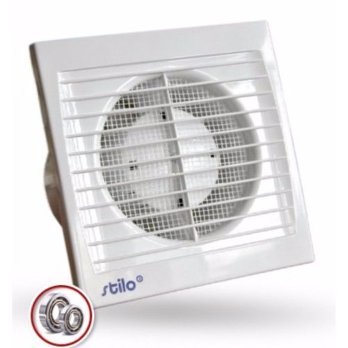 Stilo ventilátor időkapcsolós WC mennyezeti, gördülőcsapágyas