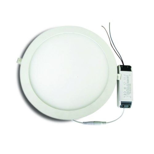 LED Panel kerek süllyesztett 24W 1800lm 3000K IP20 DEL1413