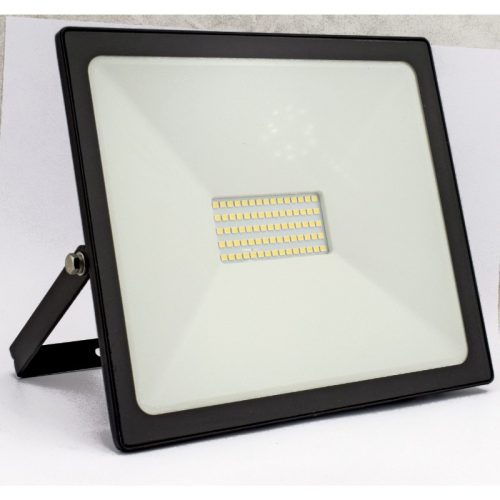 Reflektor 50W LED-es, 4000lm, 200-240VAC, IP65, 4000K, Slim Series DEL1449