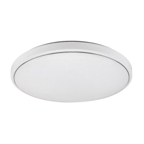 DEL1748 Jazzy LED IP44 mennyezeti lámpa 4000K, 24W, 1920lm, 380mm, kerek forma, csillogó búra, deLux