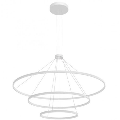 Falikapcsolóval szabályozható függesztett LED lámpa, 3 szintes, fehér,150 cm (Orbit)