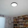 Kerek mennyezeti LED lámpa 30 W LED modul, hidegfehér, fekete (Lenys)