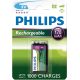 Philips MultiLife 9V-B1A17/10 e-block 9V akku /170mAh