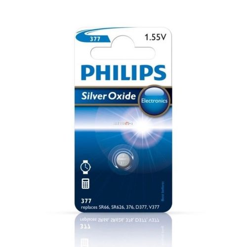 Philips Gombelem 377/01B Lithium 1,55V