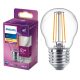 Philips E27 LED 4,3W 470lm 2700K melegfehér kisgömb - 40W izzó helyett