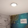 Philips fürdőszobai mennyezeti LED lámpa, 17W 1500lm, melegfehér, 30cm, króm (Doris)