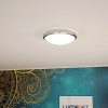 Philips fürdőszobai mennyezeti LED lámpa, 17W 1500lm, hidegfehér, 30cm, króm (Doris)