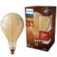 Philips E27 Vintage-Gold LED 4,5W 300lm 1800K melegfehér D160mm - 25W izzó helyett