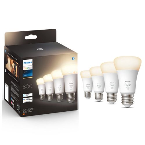 Philips Hue White 9W E27 LED fényforrás 4db/csomag