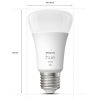 Philips Hue White 9W E27 LED fényforrás 4db/csomag