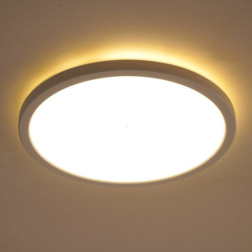 Philips mennyezeti LED lámpa IP44 15W 1300lm melegfehér (Superslim SceneSwitch)