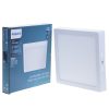 Philips mennyezeti LED lámpa, hidegfehér, 12 W, 21x21 cm