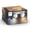 Philips Hue Buckram White Ambiance LED 4-es spot lámpa, fehér + DIM Switch