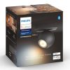 Philips Hue Buckram White Ambiance LED spot lámpa, fekete