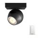 Philips Hue Buckram White Ambiance LED spot lámpa, fekete + DIM Switch