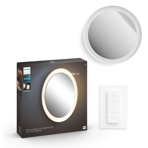 Philips Hue LED-lámpával megvilágított tükör (Adore White Ambiance)