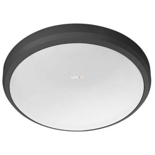 Philips Doris 6W 600lm, hidegfehér, kültéri mennyezeti LED lámpa, IP54, 22cm, fekete