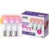 WiZ okos E27 LED, 2200-6500 K, 60 W izzó helyett, 3 darabos (RGBW)