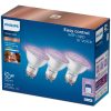 WiZ okos GU10 LED, 2200-6500 K, 50W izzó helyett, 3 darabos (RGBW)