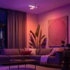 Philips Hue 25W LED mennyezeti lámpa + 3-as spot, fehér (Centris White and Color Ambiance)