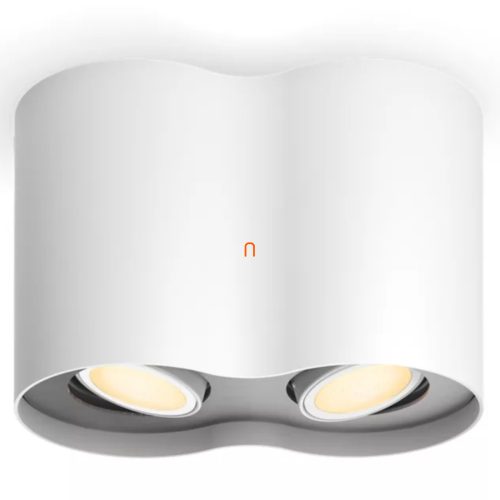 Philips Hue spot lámpa, 2-es fehér + DIM Switch (Pillar White Ambiance)