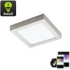 Eglo 96679 Fueva-C RGB mennyezeti LED panel nikkel IP20 225x225mm