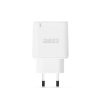 Hálózati Adapter USB + Type-C PD20W gyorstöltéssel - fehér