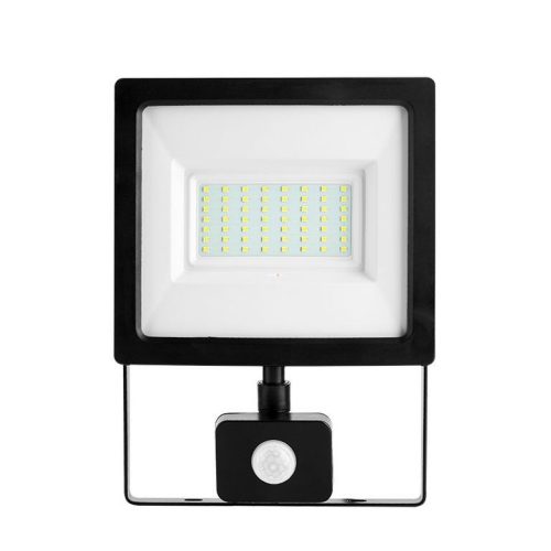 LED reflektor mozgásérzékelő szenzorral 50W 4500K 4500 lm (Slim)