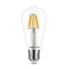 LED izzó ST64 filament E27 8W 2700k 810 lm