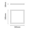 Prémium LED panel 60x60cm 45W 6500K 5400lm