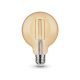 LED Izzó G95 filament E27 7W 2200K, 810 lm