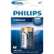 Philips Extremelife Photo  Líthium  CR123 3V