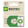 GP ReCyko NiMH Akkumulátor 6HR61 (9V) 200mAh