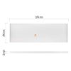 LED panel beépíthető 36W, 4320lm, IP20, hidegfehér (Maxxo)