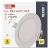 LED süllyesztett lámpatest kerek, fehér, 7W, melegfehér (Nexxo)