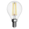 LED izzó Filament Mini Globe / E14 / 6 W (60 W) / 810 lm / meleg fehér