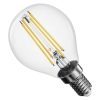 LED izzó Filament Mini Globe / E14 / 6 W (60 W) / 810 lm / meleg fehér