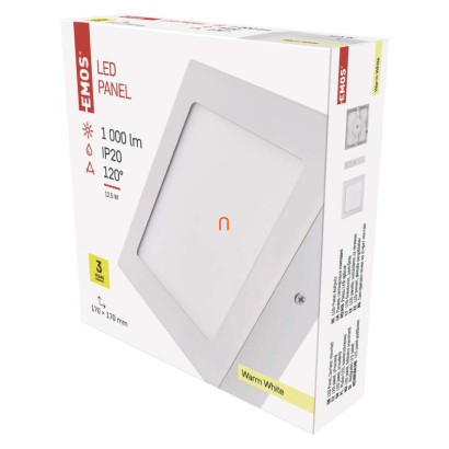 LED panel falon kívüli 12,5W 1000lm