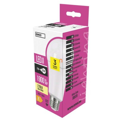 LED izzó Classic A67 / E27 / 17 W (120 W) / 1 900 lm / meleg fehér