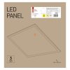 Süllyesztett LED panel 40W 3720lm, melegfehér