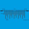 DL Combo sorolható kültéri karácsonyi jégcsap fényfüggöny, melegfehér/hidegfehér, 200db LED, hálózati adapter nélkül